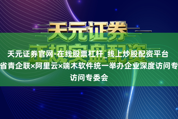 天元证券官网-在线股票杠杆_线上炒股配资平台 江苏省青企联×阿里云×端木软件统一举办企业深度访问专委会